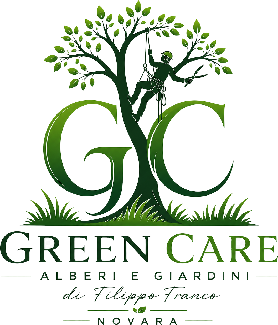 Logo Green Care — Alberi e Giardini di Filippo Franco, Novara